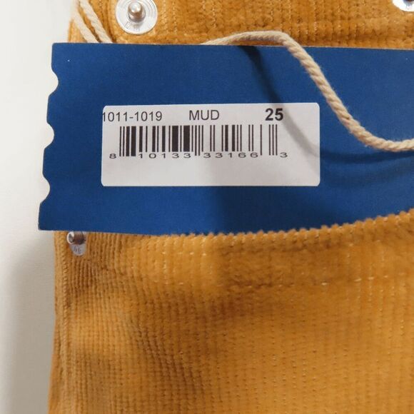Daily Blue Mud Mustard Boost Corduroy Straight Leg Pants Size 25 - Picture 6 of 9